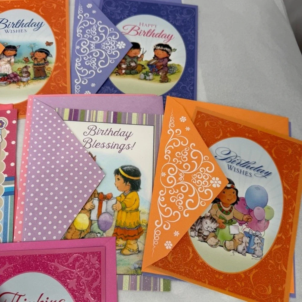 St Labre Indian School Greeting Cards LOT Ellie Colton Art Assorted Ephemera